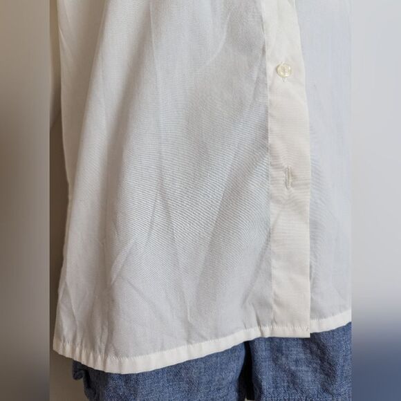 Vintage Juli Embroidered Floral Blouse White Button Up Size Large - Picture 6 of 10